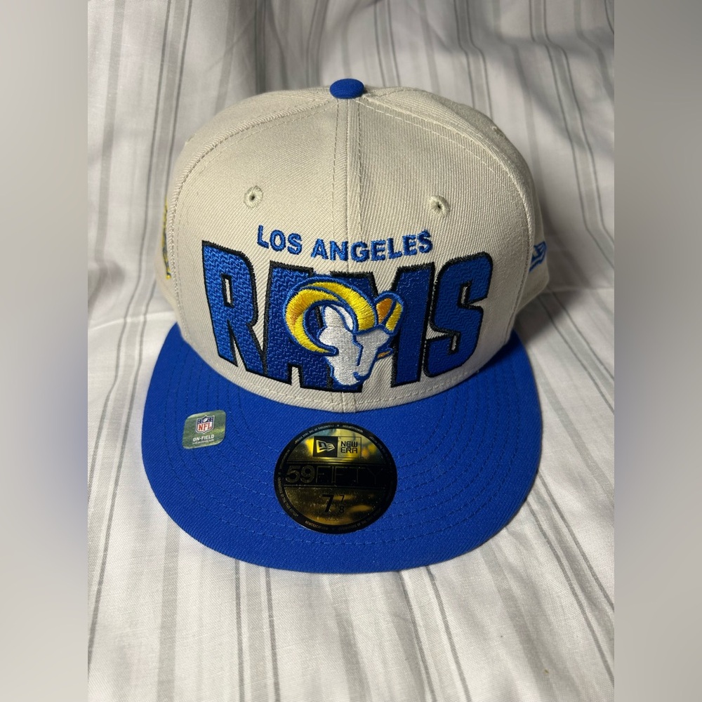 New Era Cream and Blue Games Cap